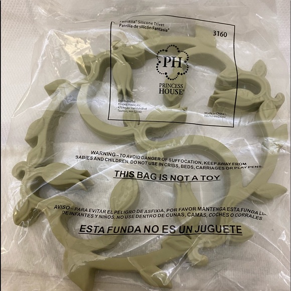 3160 Princess House Fantasia Silicone Trivet NIP